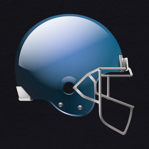 Original Football Helmet In Navy Color by Dmitriy